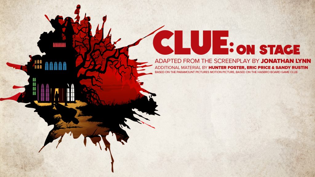 Clue: On Stage Title Card with Credits