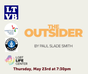 The Outsider Pride Night on Thursday, May 23 at 7:30pm