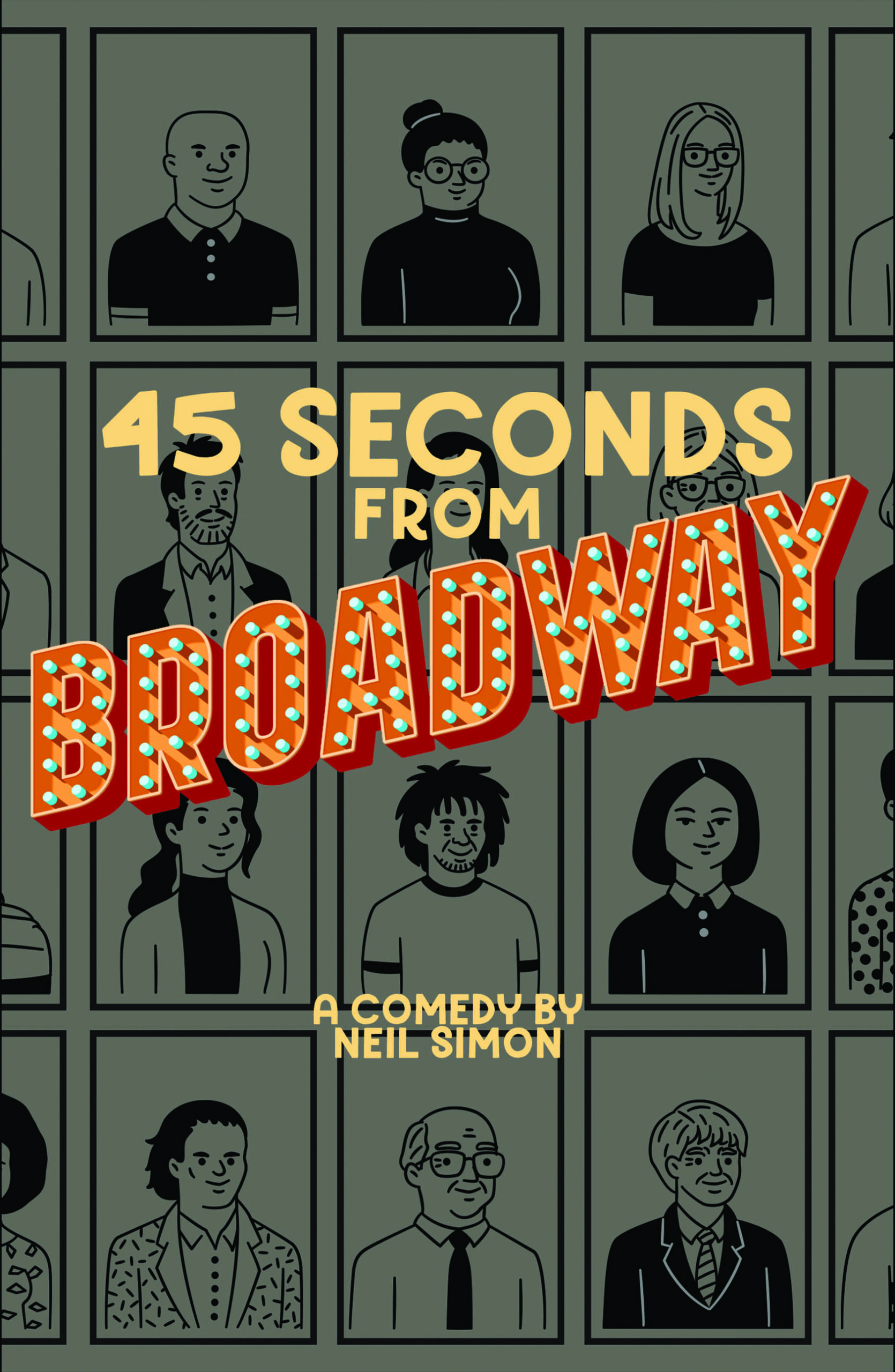 45 Seconds to Broadway, a comedy by Neil Simon, March 21 - April 13, 2025